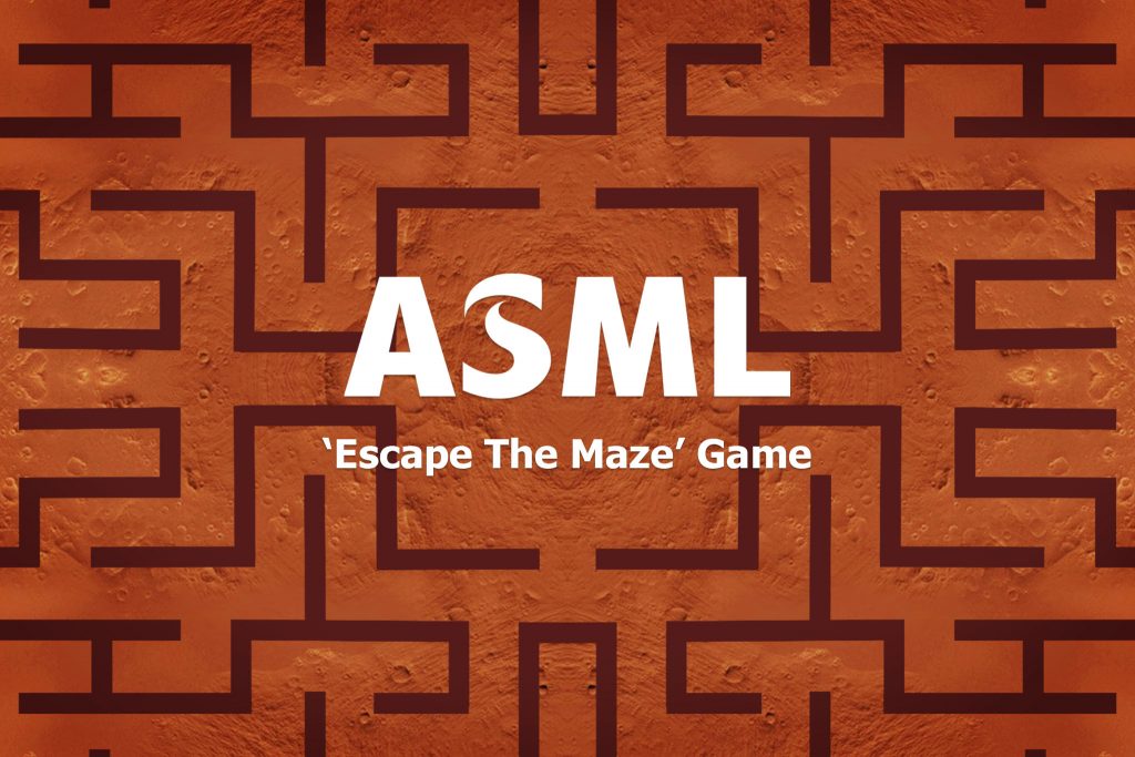 ASML Escape The Maze Game ASML Escape The Maze Game